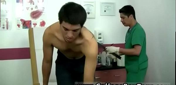  Doctor examining gays tubes When an glamorous youthful student